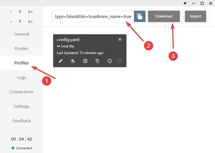 番石榴Windows第三方客户端Clash教程步骤3 番石榴Windows第三方客户端Clash教程步骤3